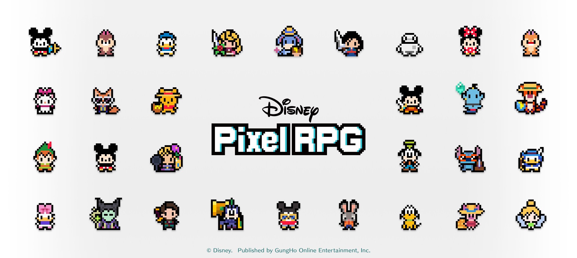 Disney Pixel RPG现已正式推出 与「迪士尼」角色们一同踏上游览游戏世界的大冒险！