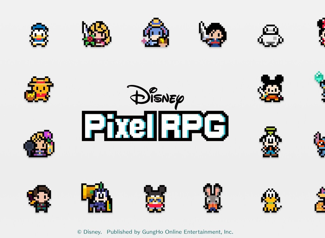 Disney Pixel RPG现已正式推出 与「迪士尼」角色们一同踏上游览游戏世界的大冒险！